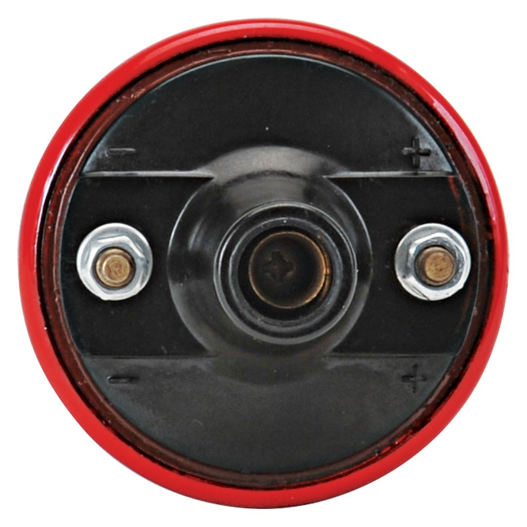 Edelbrock Ignition Coil, Max-Fire, Canister, 42000 Volts, 1.4 Ohms Primary Resistance, Black/ Red, Single – 22739