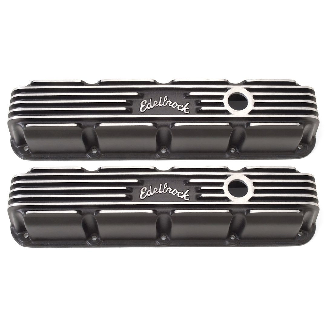 Edelbrock Valve Cover, Chrysler Magnum 5.2L-5.9L/318-360 Cubic Inch, 3-3/4 Inch Tall, Perimeter Bolt, With Oil Fill Hole, Without Breather – 41773