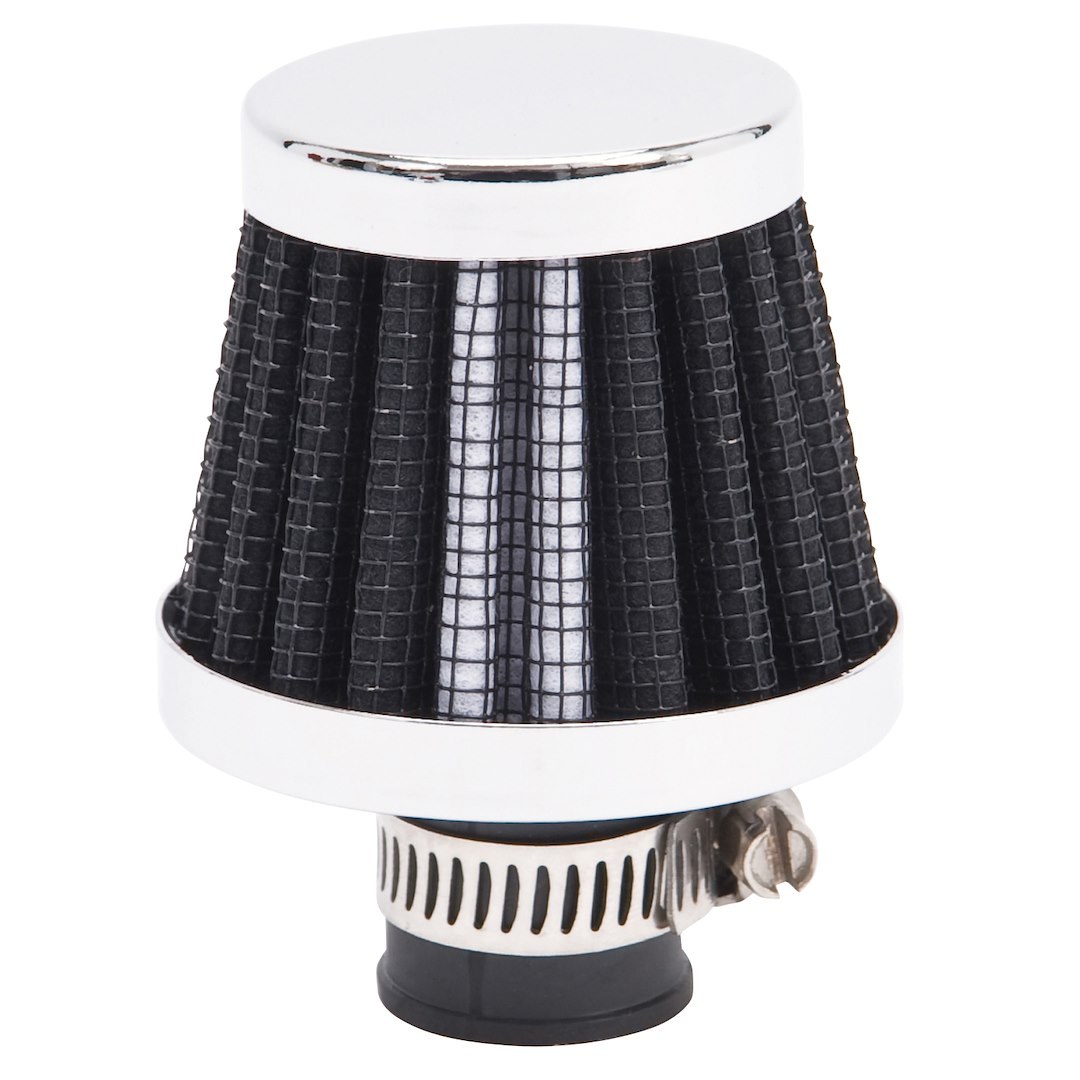 Edelbrock Crankcase Breather Filter, Clamp on with 10 Millimeter Inlet Diameter, 2.500 Inch Overall Length – 43510