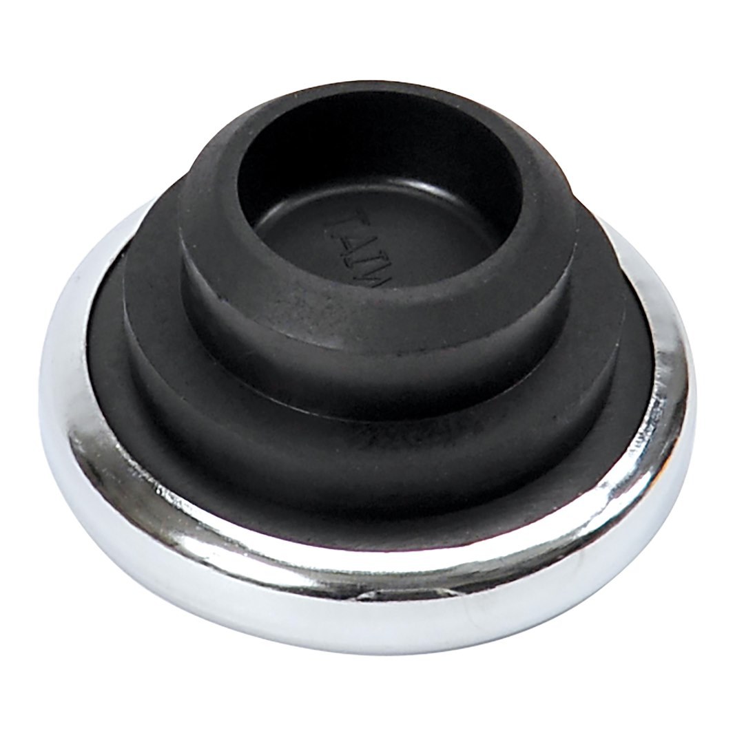 Edelbrock Oil Filler Cap, Push-IN, Round, Steel, Chrome with Inscribed Edelbrock Script – 4415