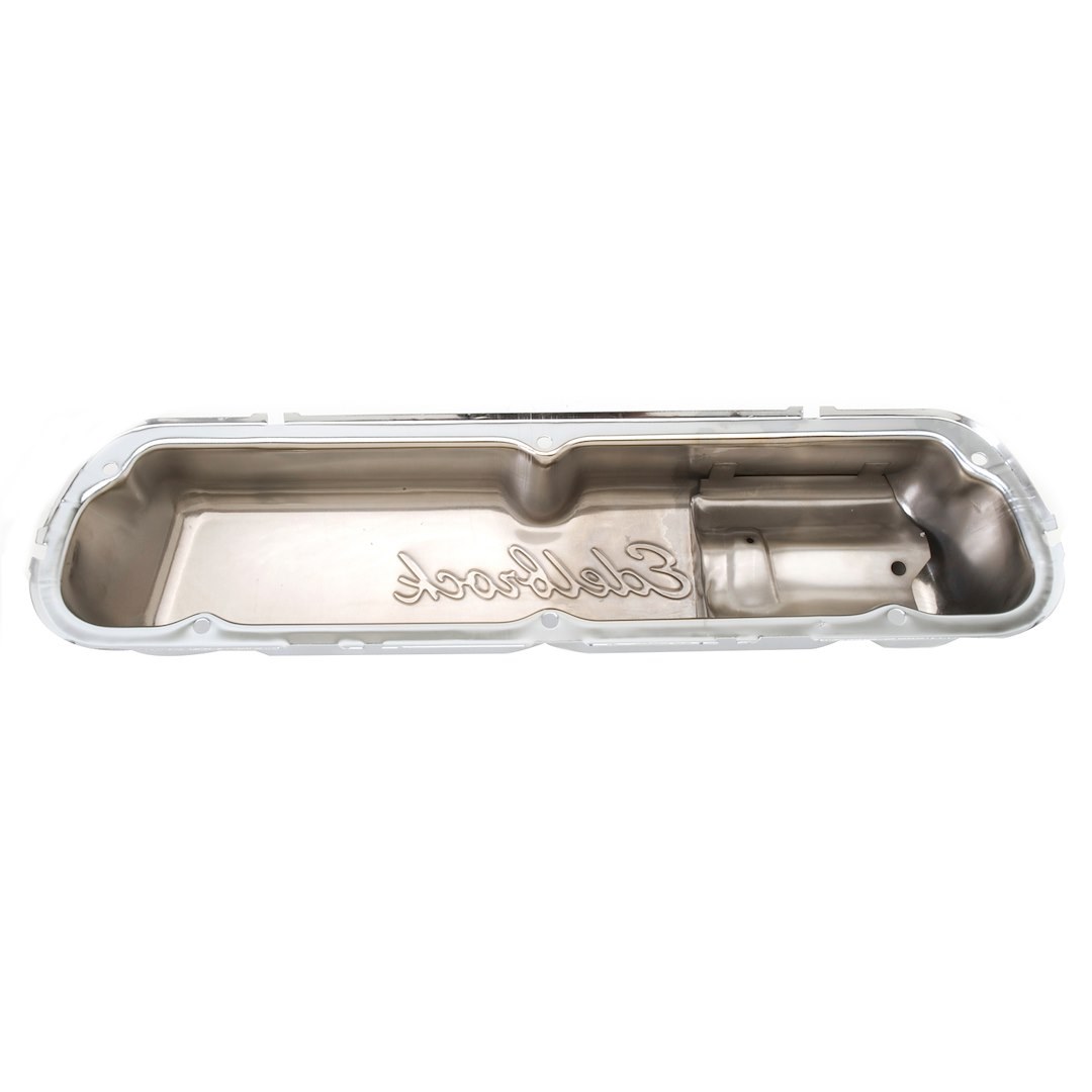 Edelbrock Valve Cover, Signature, Ford Windsor Small Block 4.3L-5.8L/260-351 Cubic Inch, 3.7 Inch Overall Height, Perimeter Bolt – 4460