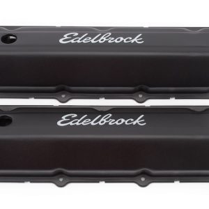 Edelbrock Valve Cover, Signature, Chrysler La Small Block 5.2L-5.9L/318-360 Cubic Inch, 3.2 Inch Overall Height, Perimeter Bolt – 4473