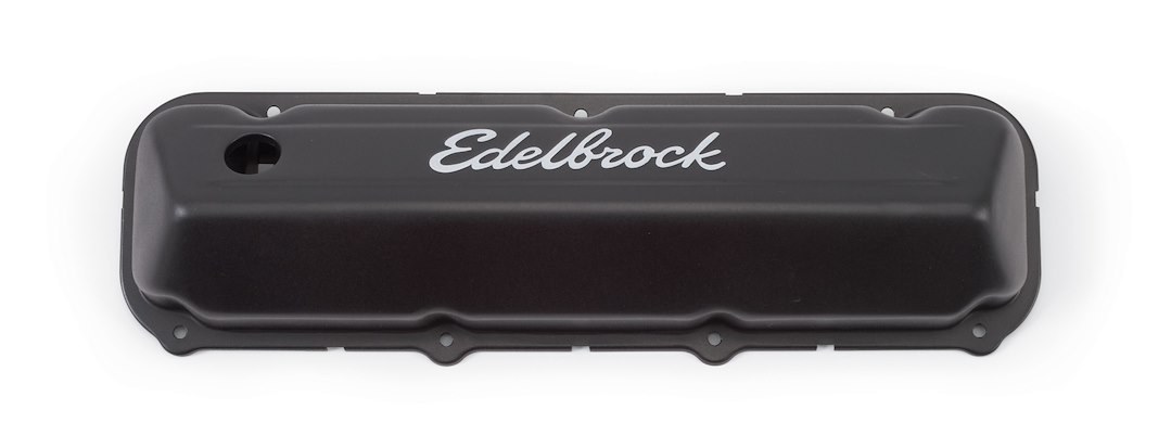 Edelbrock Valve Cover, Signature, Chrysler La Small Block 5.2L-5.9L/318-360 Cubic Inch, 3.2 Inch Overall Height, Perimeter Bolt – 4473