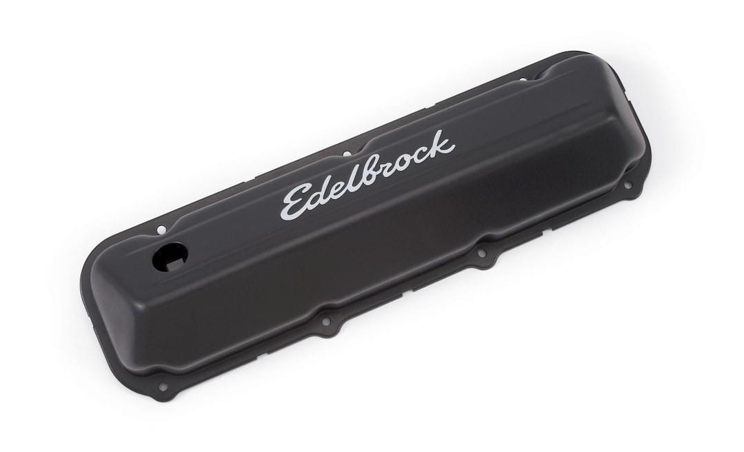 Edelbrock Valve Cover, Signature, Chrysler La Small Block 5.2L-5.9L/318-360 Cubic Inch, 3.2 Inch Overall Height, Perimeter Bolt – 4473