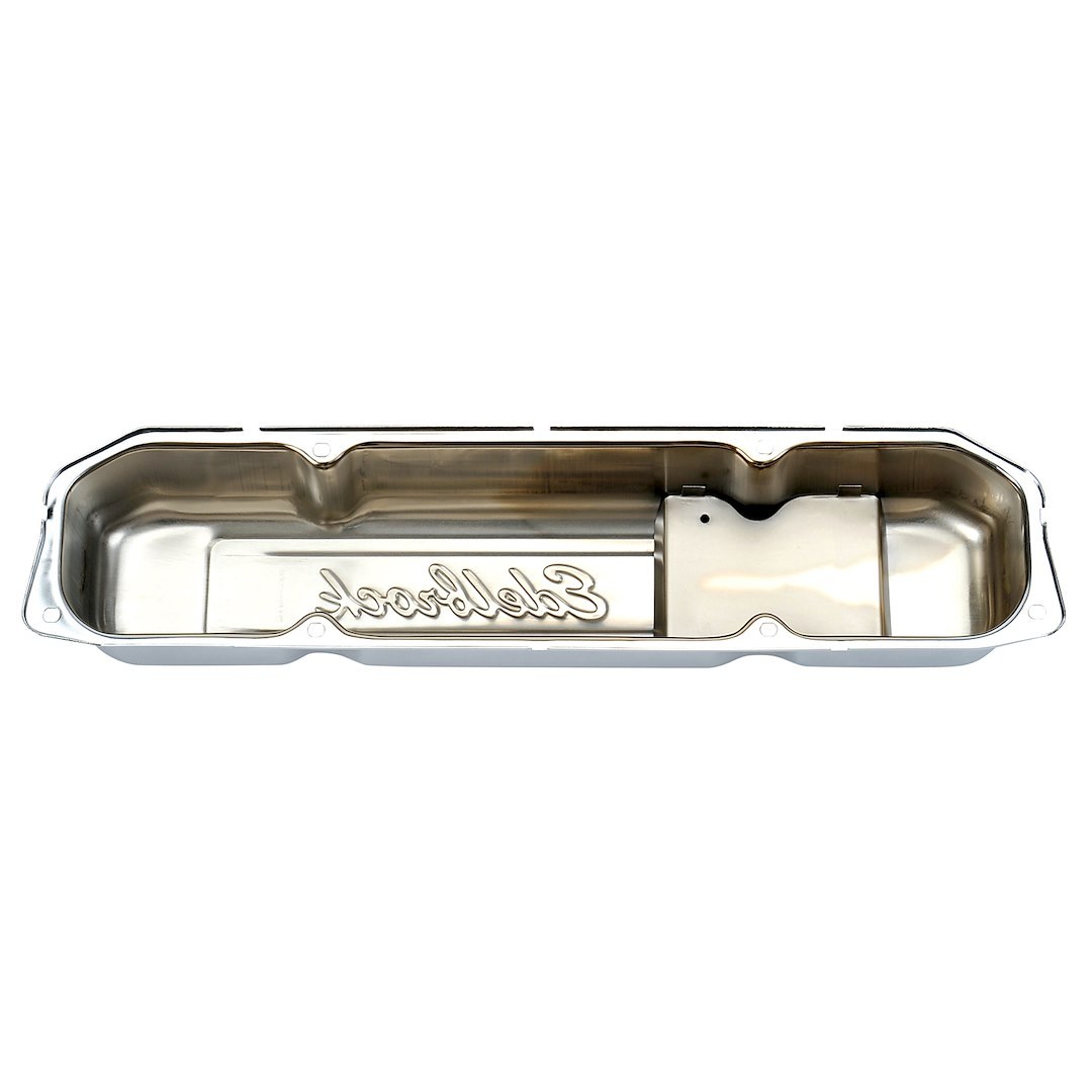 Edelbrock Valve Cover, Signature, Chrysler Big Block 5.9L-7.2L/361-440 Cubic Inch, 3.6 Inch Overall Height, Perimeter Bolt, With Oil Fill Hole – 4491