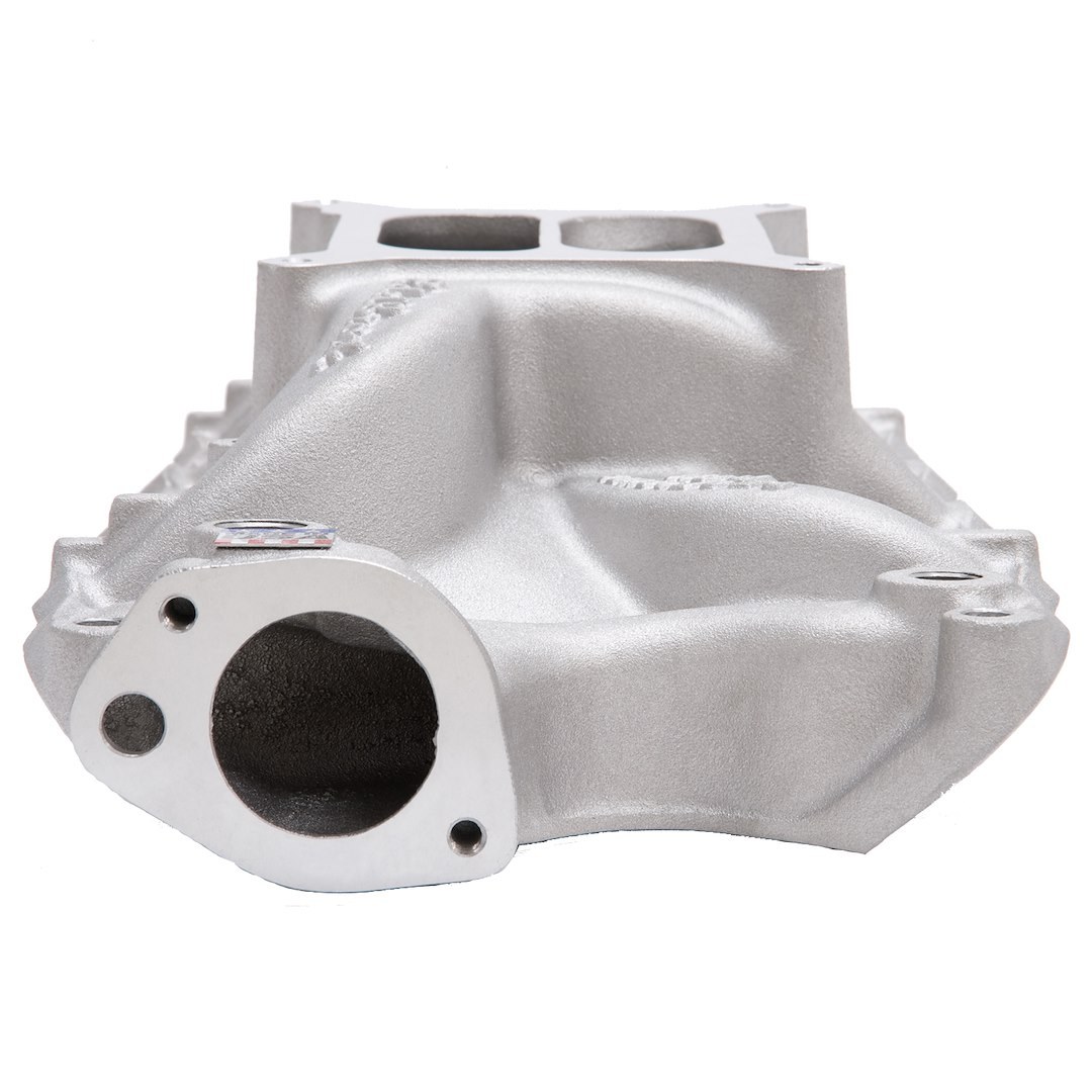 Edelbrock Intake Manifold, Performer RPM, For Use with Ford 289-347 Cid Small Block V8 Engines, 4-Barrel Square-Bore Carburetor, Dual-Plane – 7121-CP
