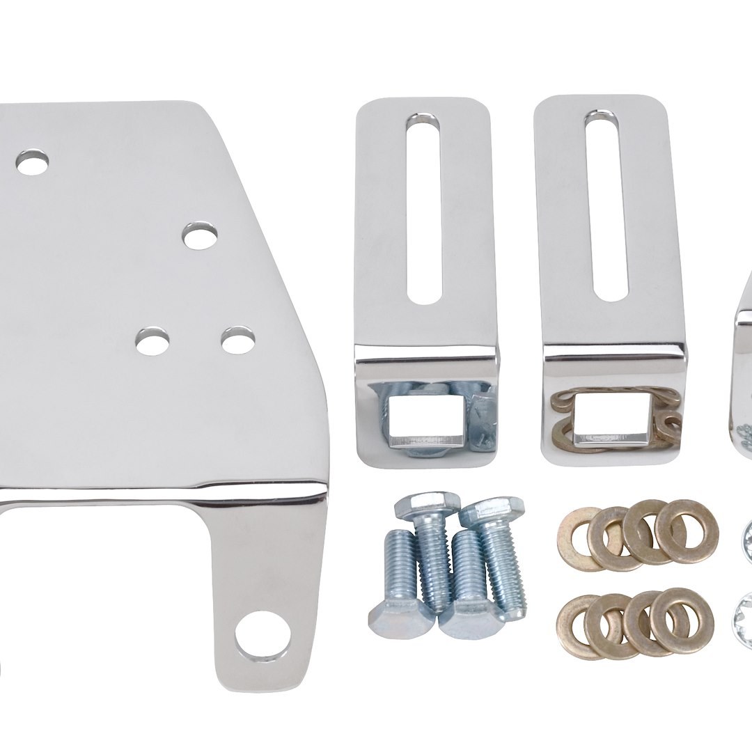 Edelbrock Carburetor Throttle Cable Bracket, For Use with Chevy Small Block Engine with TH350/ 200R4/ 700R4 Transmissions, Adjustable – 8030