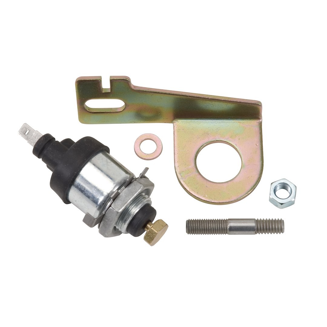 Edelbrock Air Conditioning Idle Solenoid, For Use with Edelbrock Square Bore Carburetors, Includes Mounting Bracket/ Solenoid – 8059