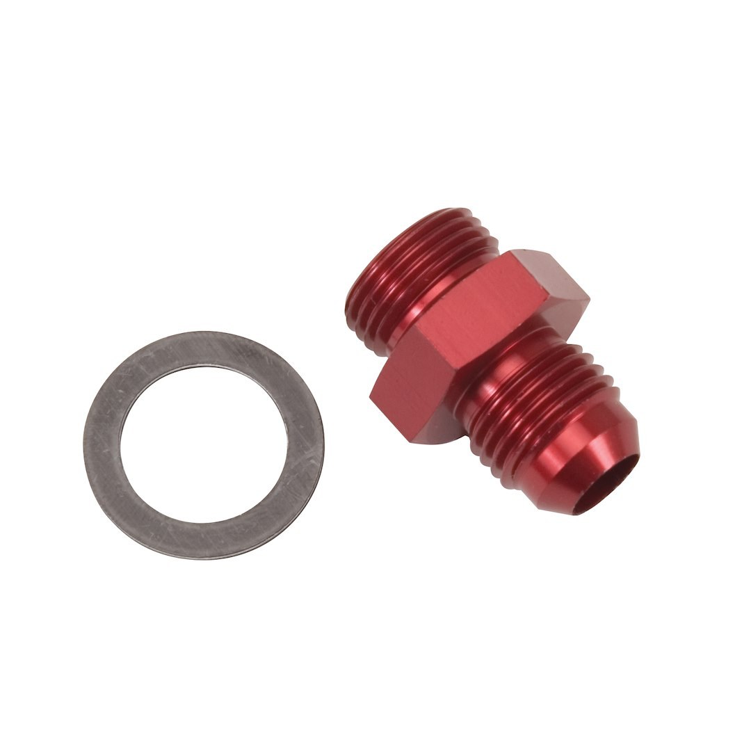Edelbrock Carburetor Fuel Inlet Fitting, For Use with Edelbrock Square-Bore and Carter Afb Carburetors, 6 AN Hose Diameter – 8087