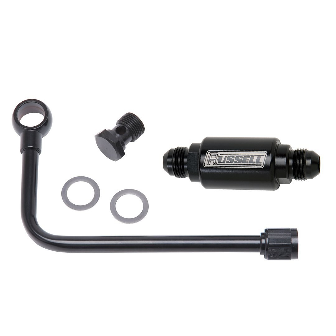 Edelbrock Fuel Line, For Edelbrock Performer and Thunder Series Avs Carburetors, 0.343 Inch Diameter with 5/8-20 Threaded Banjo – 81343