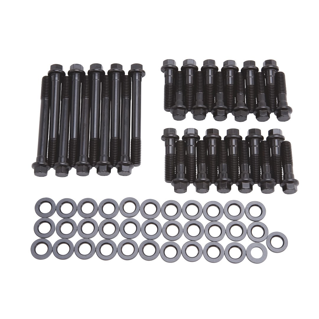 Edelbrock Cylinder Head Bolt Set, E-Series, Chrysler Big Block Engines, For Use with E-Street and Performer RPM Cylinder Head, Hex Head – 85912