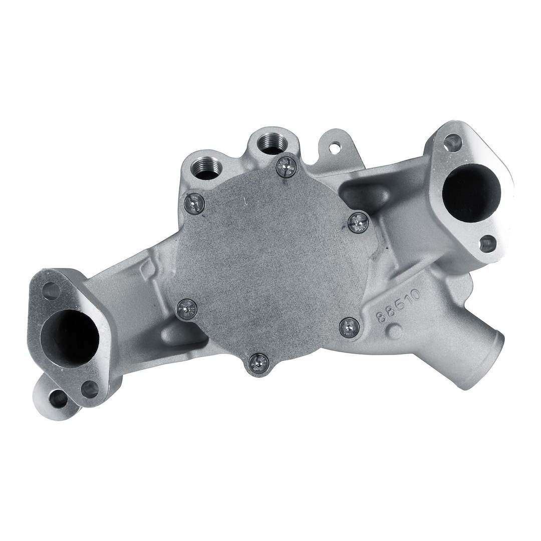 Edelbrock Water Pump, For Use with Chevrolet Big Block Engines, Long, Satin, Aluminum, V-Belt, Standard Rotation – 88510