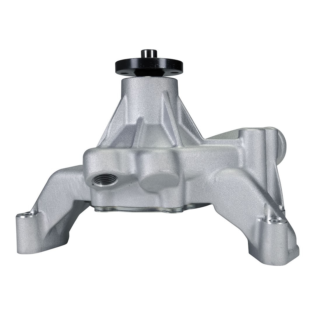 Edelbrock Water Pump, For Use with Chevrolet Big Block Engines, Long, Satin, Aluminum, Serpentine Belt, Reverse Rotation – 88530