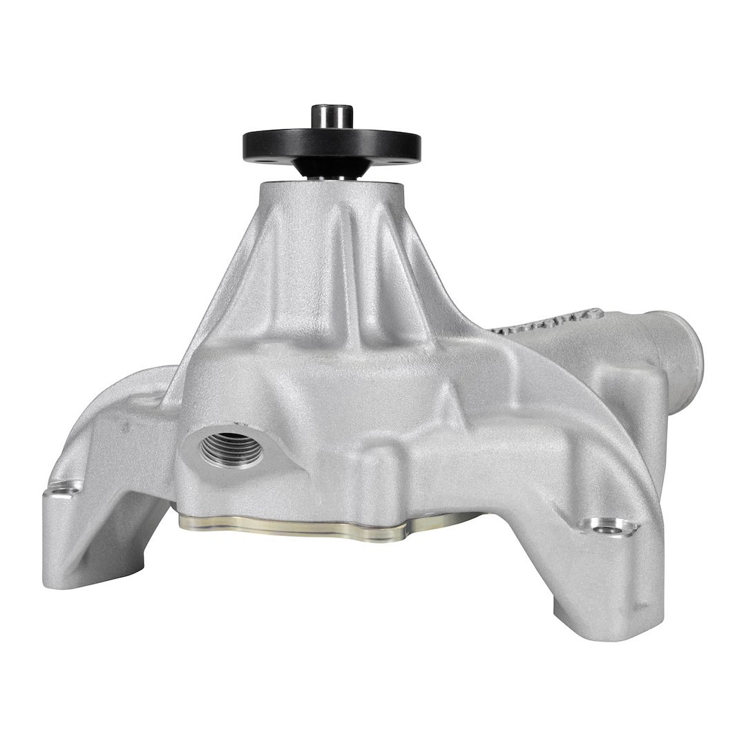 Edelbrock Water Pump, For Use with Chevrolet Small Block Engines, Long, Satin, Aluminum, Serpentine Belt, Reverse Rotation – 88810