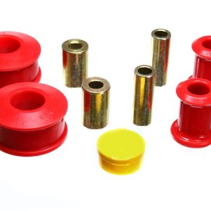 Energy Suspension Control Arm Bushing, Red, Polyurethane, Includes Upper and Lower Bushings – 15.3117R