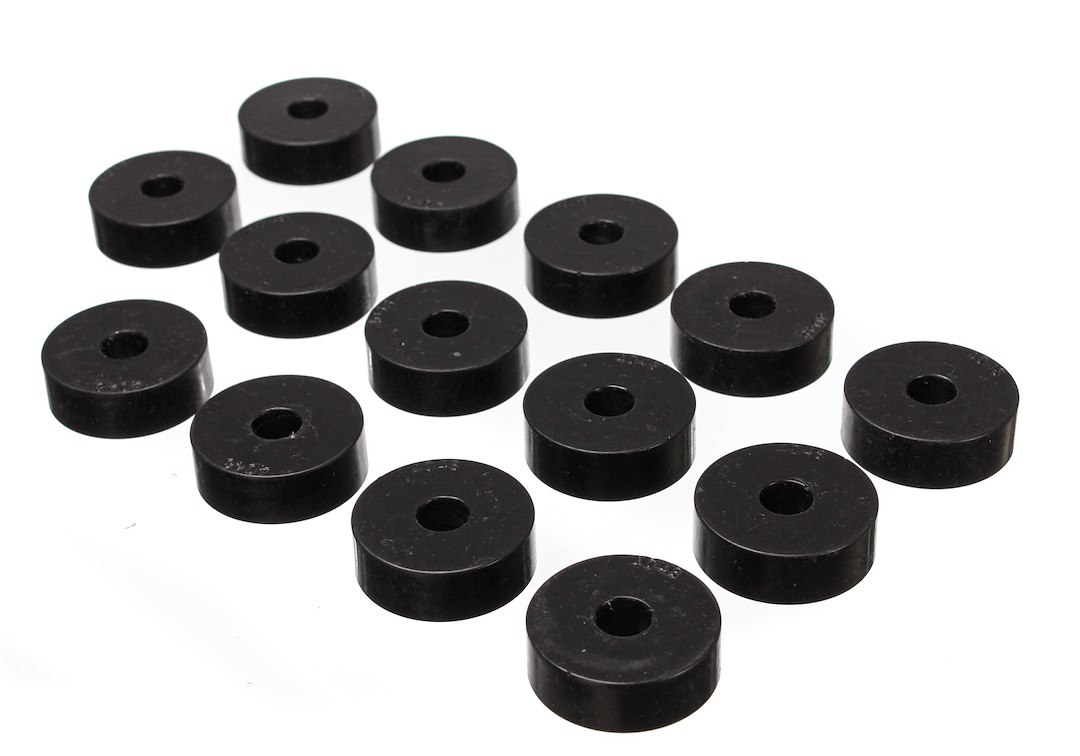 Energy Suspension Body Mount Bushings, Black, Polyurethane – 2.4101G