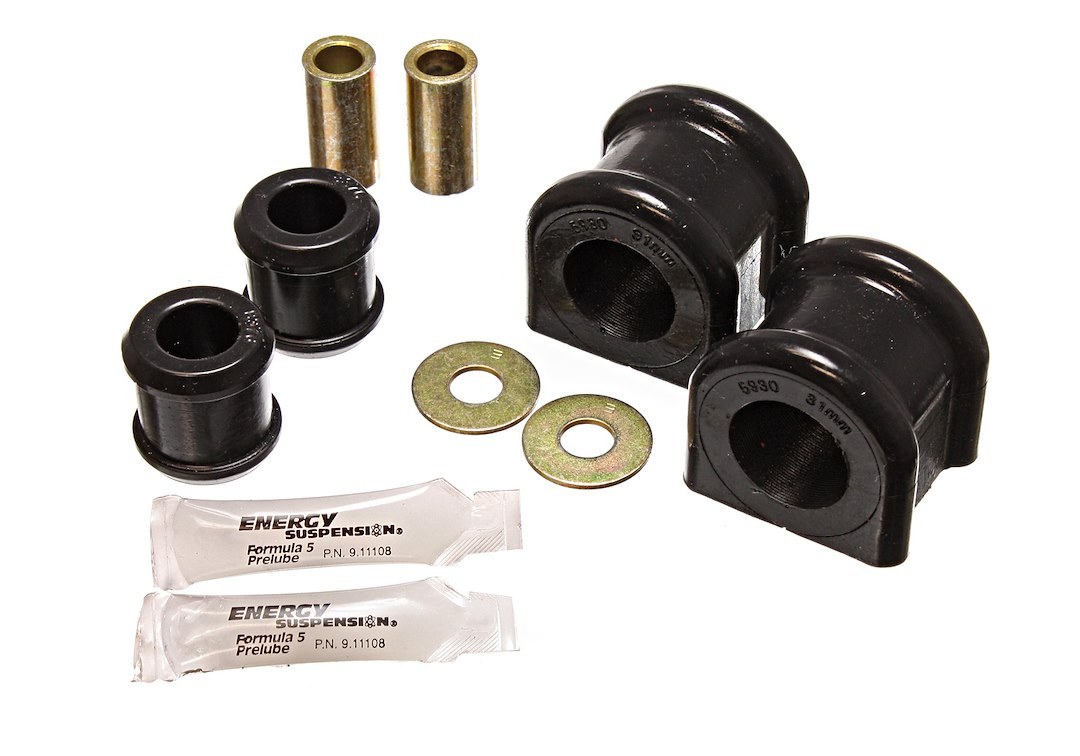Energy Suspension Stabilizer Bar Link Bushing, 31 MM Diameter, Black, Polyurethane – 2.5112G