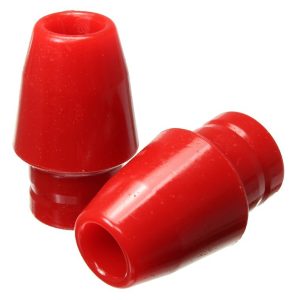 Energy Suspension Bump Stop, Polyurethane, Bullet Shape, Red, Set of 2, For 1-3/4 Inch Lift Suspension – 2.9106R