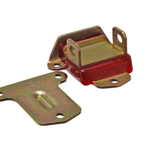 Energy Suspension Motor Mount, Cushioned, Zinc Finish, Red, Polyurethane, Single – 3.1114R