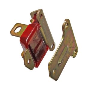 Energy Suspension Motor Mount, Cushioned, Zinc Finish, Red, Polyurethane, Single – 3.1114R