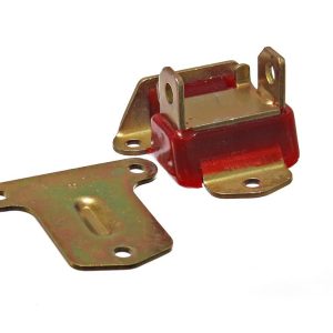 Energy Suspension Motor Mount, Cushioned, Zinc Finish, Red, Polyurethane, Single – 3.1117R