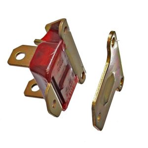 Energy Suspension Motor Mount, Cushioned, Zinc Finish, Red, Polyurethane, Single – 3.1117R