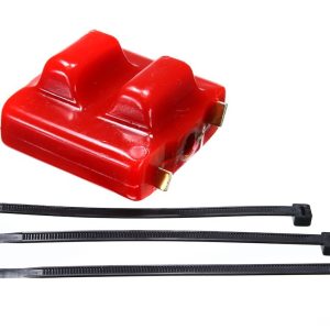 Energy Suspension Motor Mount, Cushioned, Zinc Finish, Red, Polyurethane, Single – 3.1121R