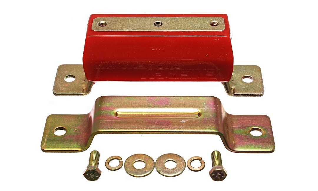 Energy Suspension Auto Trans Mount, Red, Polyurethane, 7.5 Inch Top Center to Center Bolt Holes, 4.5 Inch Bottom Center to Center Bolt Holes – 3.1129R