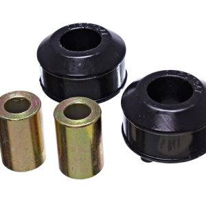 Energy Suspension Crossmember Mount Bushings, To Mount Torsion Bar Crossmember, Black, Polyurethane, Includes Bushings and Sleeves – 3.1143G
