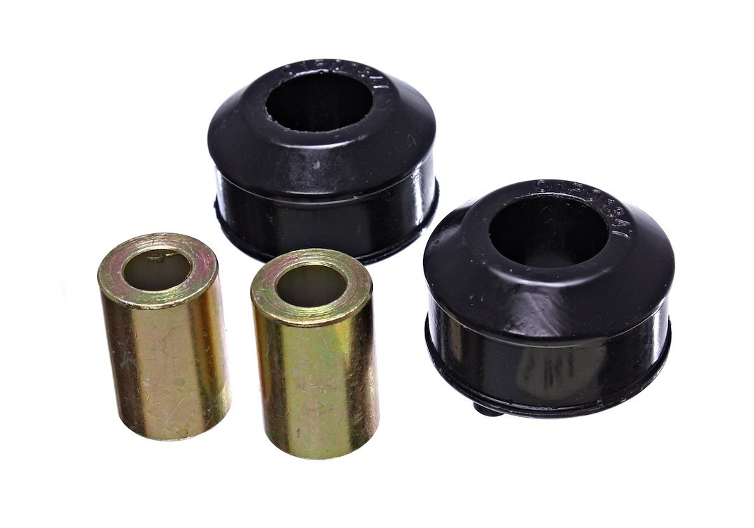 Energy Suspension Crossmember Mount Bushings, To Mount Torsion Bar Crossmember, Black, Polyurethane, Includes Bushings and Sleeves – 3.1143G