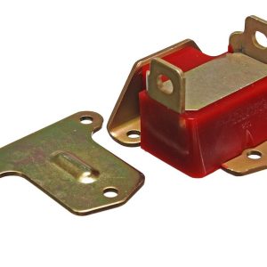 Energy Suspension Motor Mount, Cushioned, Zinc Finish, Red, Polyurethane, Single – 3.1144R