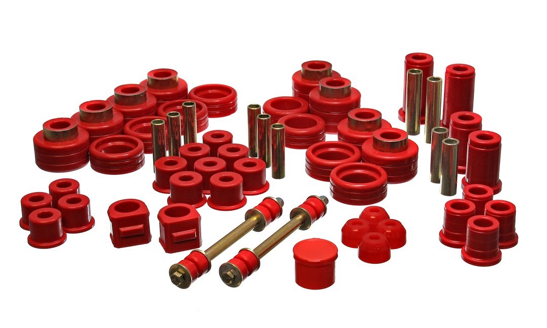 Energy Suspension Suspension Bushing Kit, Hyper-Flex System ™, Red, Polyurethane – 3.18101R