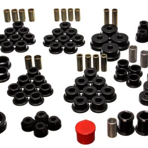 Energy Suspension Suspension Bushing Kit, Hyper-Flex System ™, Black, Polyurethane – 3.18122G