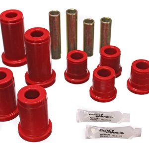 Energy Suspension Control Arm Bushing, Red, Polyurethane, Includes Upper and Lower Bushings – 3.3134R