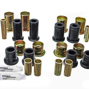Energy Suspension Control Arm Bushing, Black, Polyurethane, Includes Upper and Lower Bushings – 3.3156G