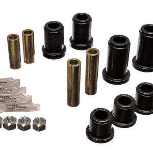 Energy Suspension Control Arm Bushing, Black, Polyurethane, Includes Upper and Lower Bushings – 3.3185G