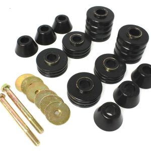 Energy Suspension Body Mount Bushings, Black, Polyurethane – 3.4103G