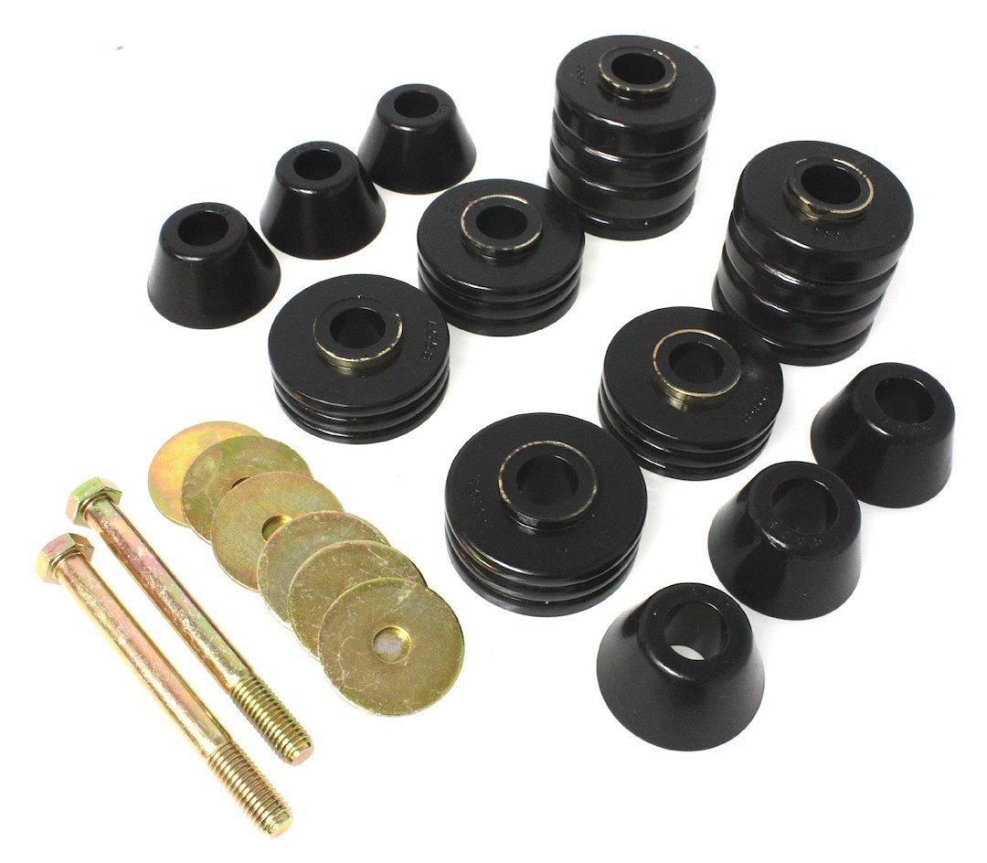 Energy Suspension Body Mount Bushings, Black, Polyurethane – 3.4103G