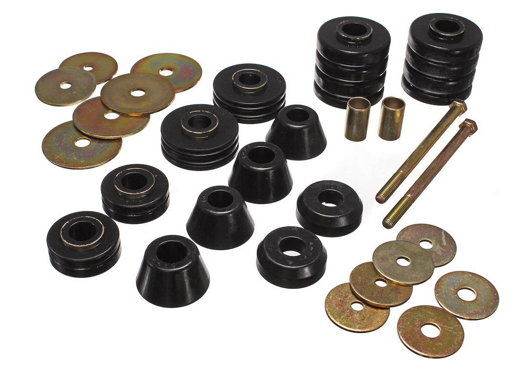 Energy Suspension Body Mount Bushings, Black, Polyurethane – 3.4107G