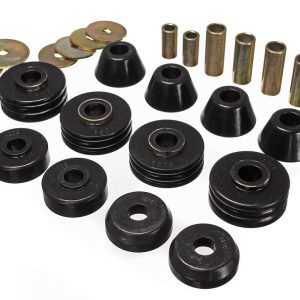 Energy Suspension Body Mount Bushings, Black, Polyurethane – 3.4108G