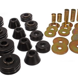Energy Suspension Body Mount Bushings, Black, Polyurethane – 3.4109G