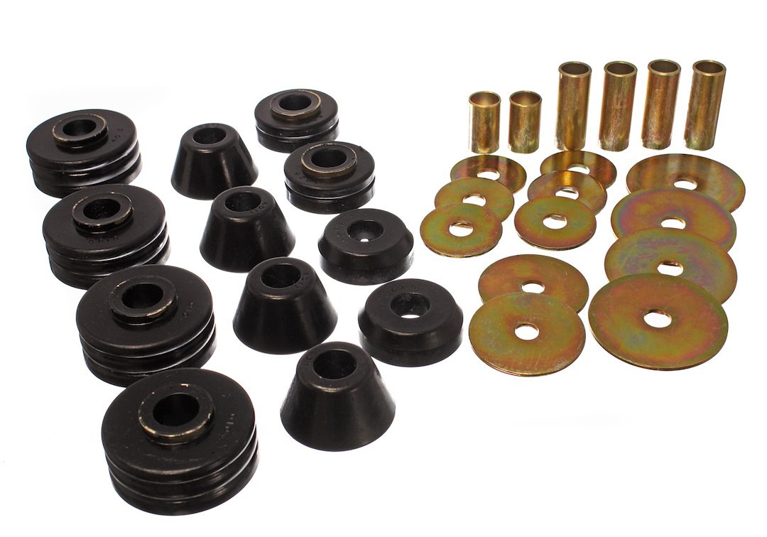Energy Suspension Body Mount Bushings, Black, Polyurethane – 3.4109G