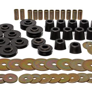 Energy Suspension Body Mount Bushings, Black, Polyurethane – 3.4110G
