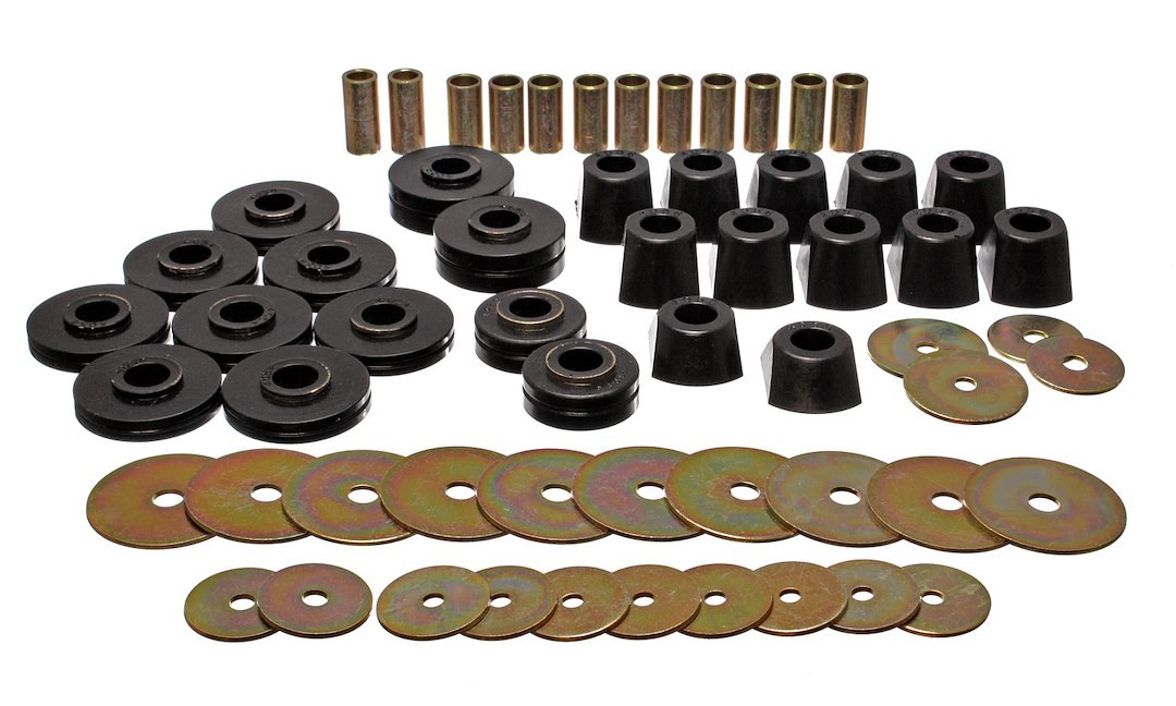 Energy Suspension Body Mount Bushings, Black, Polyurethane – 3.4110G