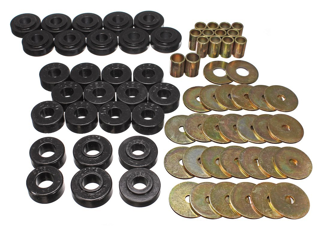Energy Suspension Body Mount Bushings, Black, Polyurethane – 3.4111G