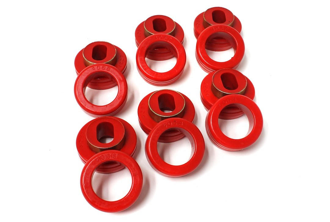 Energy Suspension Body Mount Bushings, Red, Polyurethane – 3.4116R
