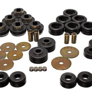 Energy Suspension Body Mount Bushings, Black, Polyurethane – 3.4118G