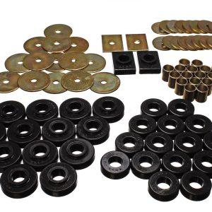 Energy Suspension Body Mount Bushings, Black, Polyurethane – 3.4120G