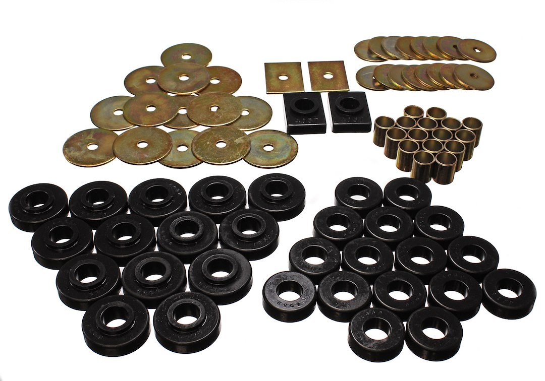 Energy Suspension Body Mount Bushings, Black, Polyurethane – 3.4120G