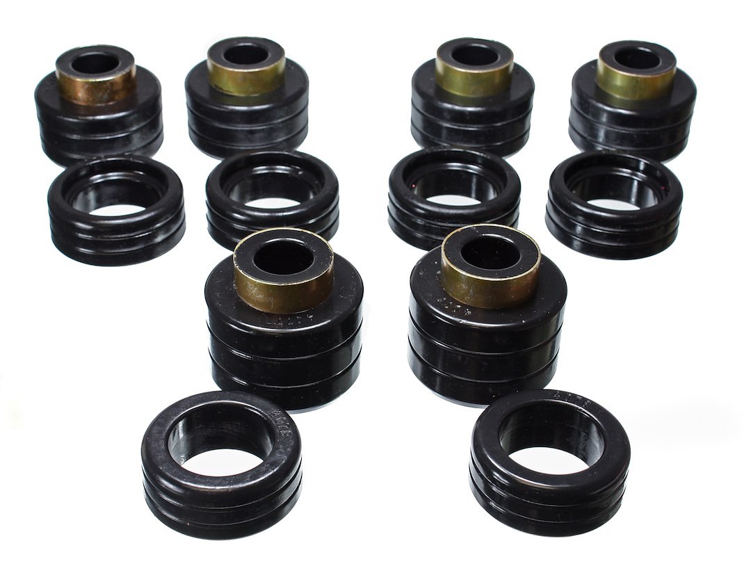 Energy Suspension Body Mount Bushings, Black, Polyurethane – 3.4123G